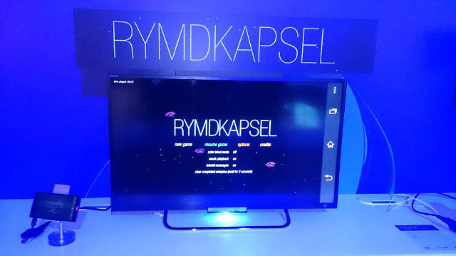 Rymdkapsel at Sony's booth at E3 2014